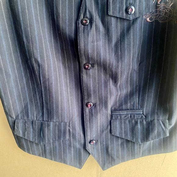 English Laundry Vintage Embroidered Vest Sz L - Picture 3 of 8